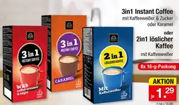 Zimmermann 3in1 Instant Coffee oder 2in1 löslicher Kaffee Angebot