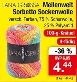 Zimmermann Lana Grossa Meilenweit Sorbetto Sockenwolle Angebot