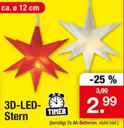 Zimmermann 3D-LED-Stern Angebot
