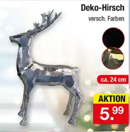 Zimmermann Deko-Hirsch Angebot
