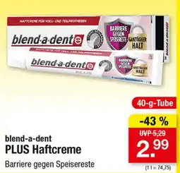 Zimmermann blend-a-dent PLUS Haftcreme Angebot