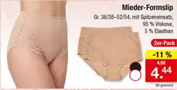 Zimmermann Mieder-Formslip Angebot