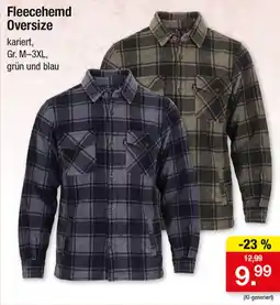 Zimmermann Fleecehemd Oversize Angebot