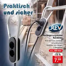 Zimmermann REV Verlängerungskabel Karabiner Angebot