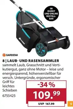 Dehner GARDENA LAUB- UND RASENSAMMLER Angebot