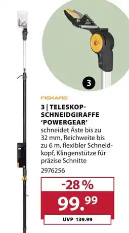 Dehner FISKARS TELESKOP-SCHNEIDGIRAFFE 'POWERGEAR' Angebot