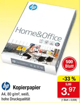 Zimmermann hp Kopierpapier Angebot
