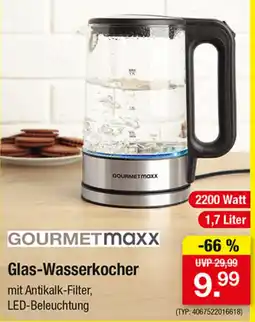 Zimmermann GOURMETmaxx Glas-Wasserkocher Angebot