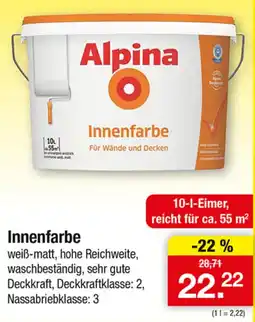 Zimmermann Alpina Innenfarbe Angebot