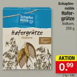 Zimmermann Schapfenmühle Hafergrütze Vollkorn Angebot