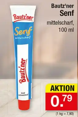 Zimmermann Bautz'ner Senf mittelscharf Angebot