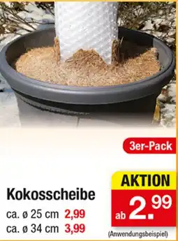Zimmermann Kokosscheibe Angebot