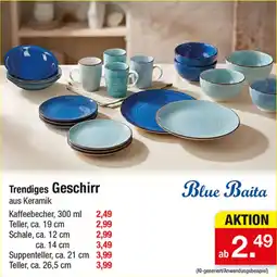 Zimmermann Trendiges Geschirr Blue Baita Angebot