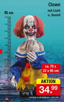 Zimmermann Clown mit Licht u. Sound Angebot