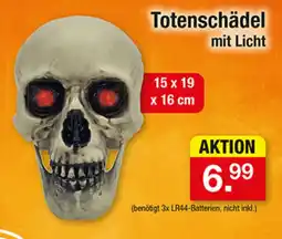 Zimmermann Totenschädel mit Licht Angebot