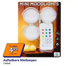Action Aufladbare Minilampen Angebot