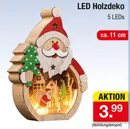 Zimmermann LED Holzdeko Angebot