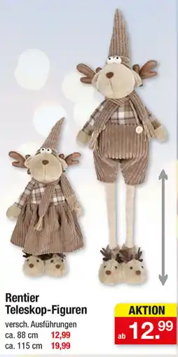 Zimmermann Rentier Teleskop-Figuren Angebot