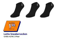 Action Lotto Sneakersocken Angebot