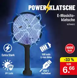 Zimmermann POWERKLATSCH E-Moskito-klatsche schwarz Angebot
