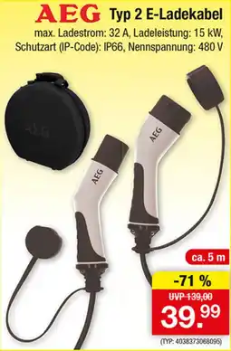 Zimmermann AEG Typ 2 E-Ladekabel Angebot