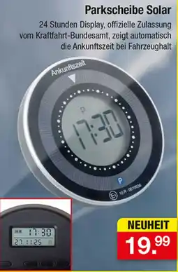 Zimmermann Parkscheibe Solar Angebot