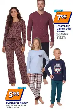 Action Pyjama für Damen oder Herren Angebot