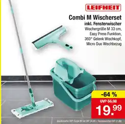 Zimmermann LEIFHEIT Combi M Wischerset inkl. Fensterwischer Angebot