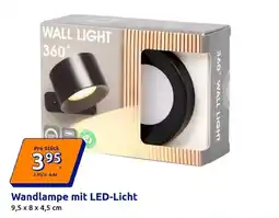 Action Wandlampe mit LED-Licht Angebot