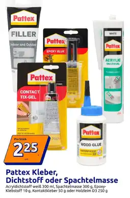 Action Pattex Kleber, Dichtstoff oder Spachtelmasse Angebot