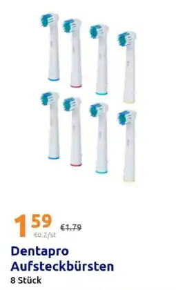 Action Dentapro Aufsteckbürsten Angebot