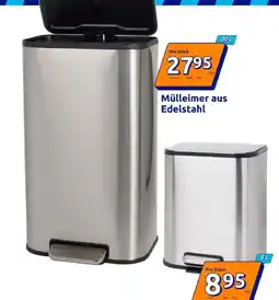 Action Mülleimer aus Edelstahl Angebot