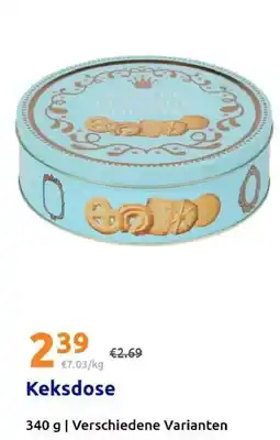 Action Keksdose Angebot