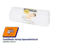 Action Comfibeds Jersey-Spannbetttuch Angebot