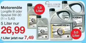 Jawoll Silver Eagle Motorenol 5W-30 1L Angebot