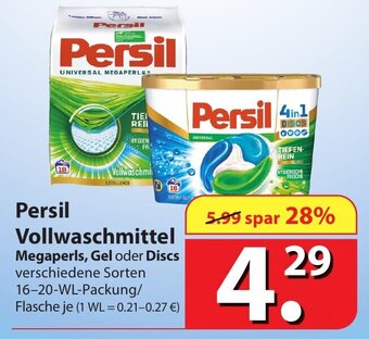 Famila Nord Ost Persil Vollwaschmittel Angebot