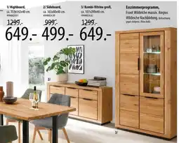 Franz Knuffmann Esszimmerprogramm Angebot