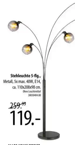 Franz Knuffmann Stehleuchte 5-flg., Metall Angebot