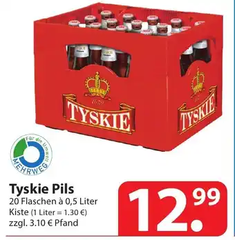 Famila Nord Ost Tyskie Pils 20*500ml Angebot