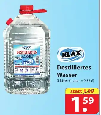 Famila Nord Ost Klax Destilliertes Wasser 5L Angebot