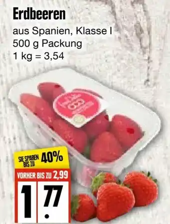 Edeka Frischemarkt Erdbeeren 500g Angebot