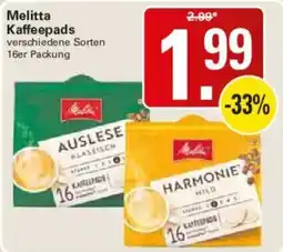WEZ Melitta Kaffeepads Angebot