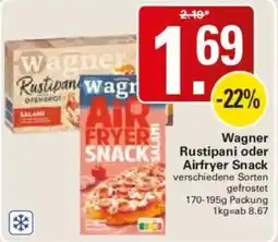 WEZ Wagner Rustipani oder Airfryer Snack Angebot