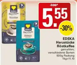 WEZ EDEKA Herztücke Röstkaffee Angebot