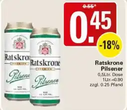 WEZ Ratskrone Pilsener Angebot