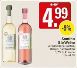 WEZ Sontino Bio Weine Angebot