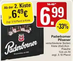 WEZ Paderborner Pilsener Angebot
