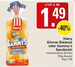 WEZ Harry Sammy's Sandwich Angebot