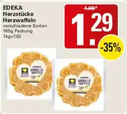 WEZ EDEKA Herzstücke Herzwaffeln Angebot