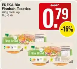 WEZ EDEKA Bio Finnisch-Toasties Angebot